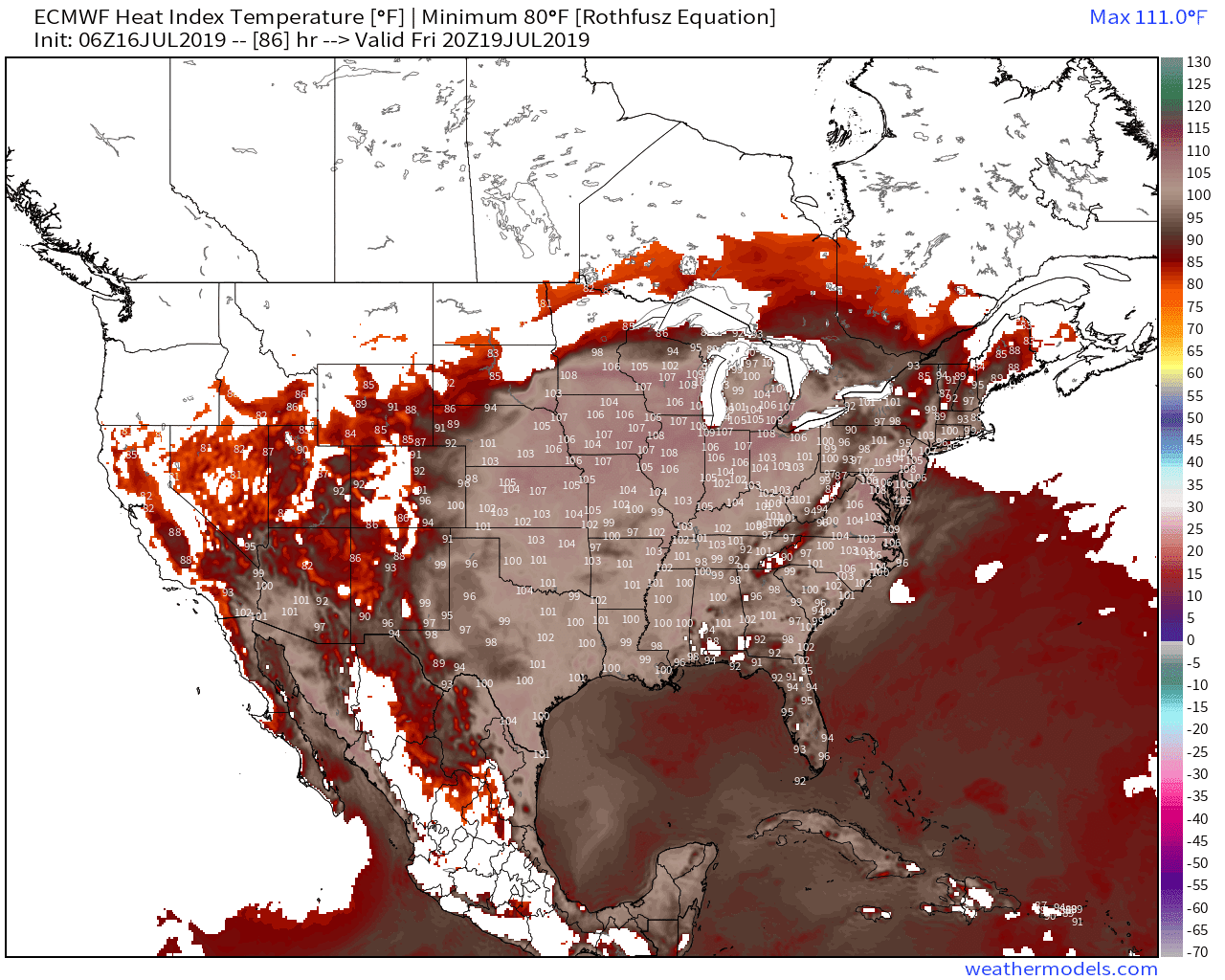 Scott Sabol's World of Weather Northern Ohio Heat Index History