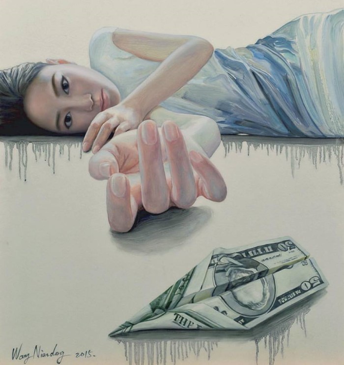 Китайский художник. Wang Niandong