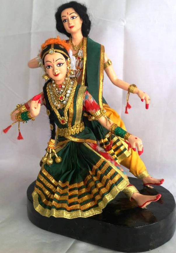 The Cultural Heritage of India Papier Mache Dolls of India, Clad in