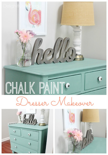 Dresser makeover with Martha Stewart