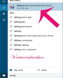 Optimize drives in Windows 10