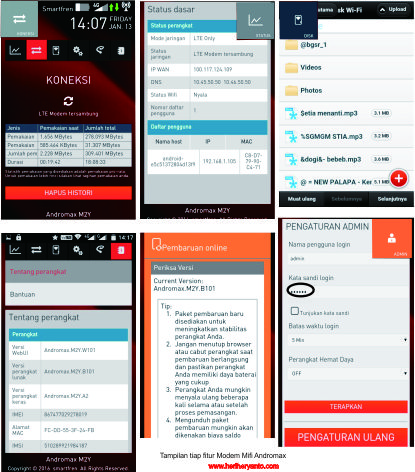 Cara Setting Ganti Nama Dan Password Dan Perbedaan Mifi Andromax 4g Lte M2y M2s M3y M3z Heri Heryanto