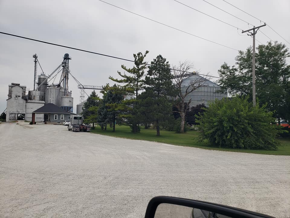 Towns and Nature Wilton, IL Crawford Grain Elevator, two wood