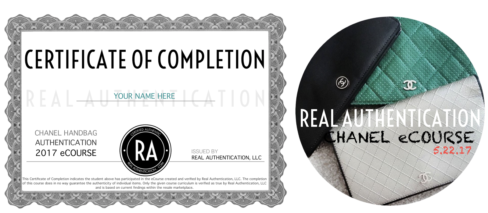 REAL AUTHENTICATION RELEASES FIRST CHANEL AUTHENTICATION eCOURSE | REAL AUTHENTICATION | Luxury ...