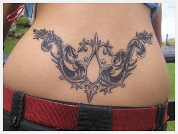 Mode Germany Unteren Rücken Tattoos für Frauen
