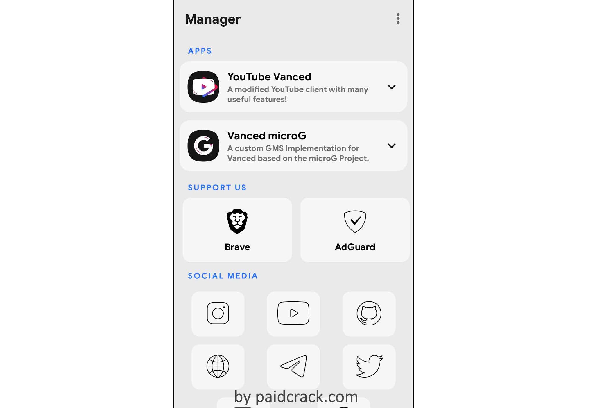 Youtube Vanced Manager Apk Download 2 6 0 Root Non Root