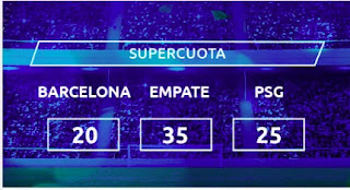 Mondobets supercuota Barcelona vsPSG 16-2-2021 Mondobets supercuota Barcelona vsPSG 16-2-2021