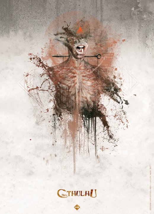 Loïc Muzy arte ilustrações fantasia terror horror monstros lovecraft cthulhu