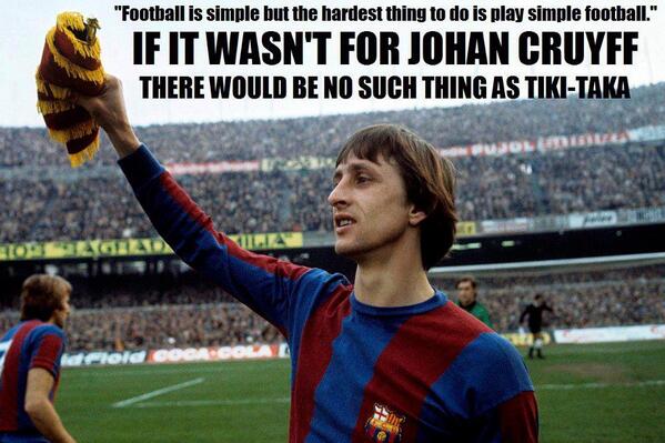 Football Addict: Johan Cruyff, the visionary's few quotes!