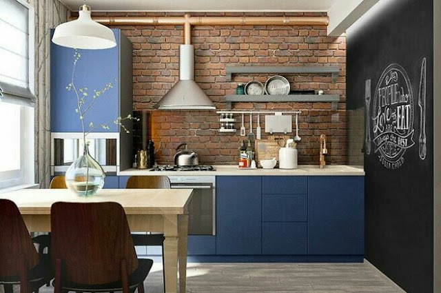 Interior design of a small kitchen