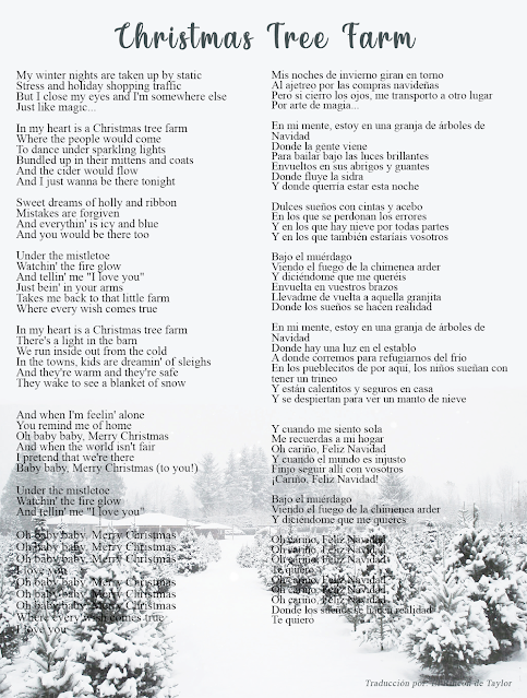 Christmas Tree Farm  Música  El Rincón de Taylor  Canciones de
