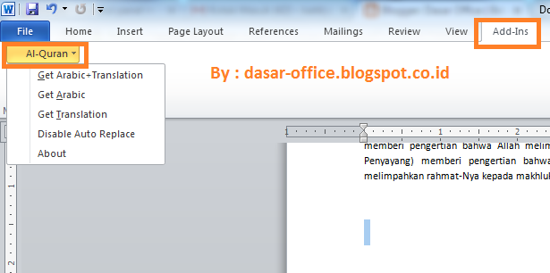 microsoft word quran microsoft word quran