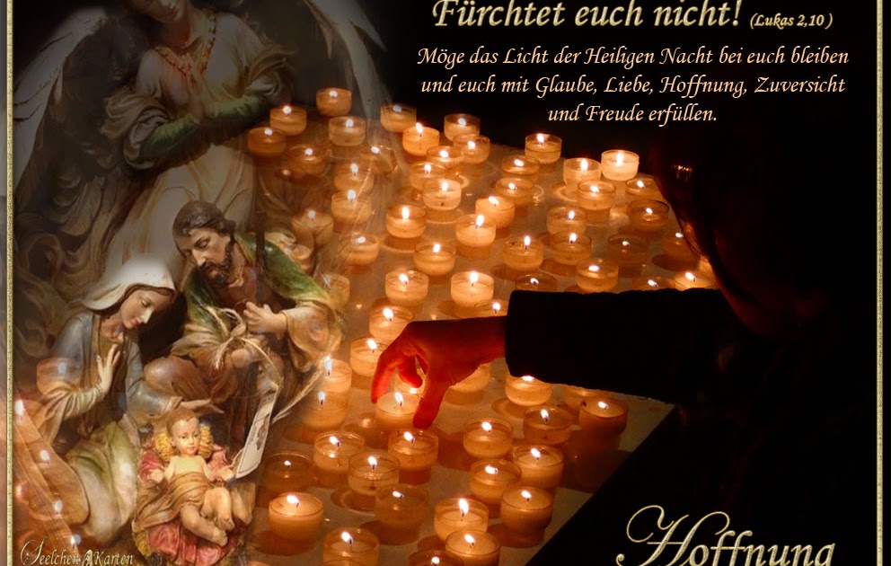Seelchen Karten und Collagen : Weihnachtssegen Möge das Licht der