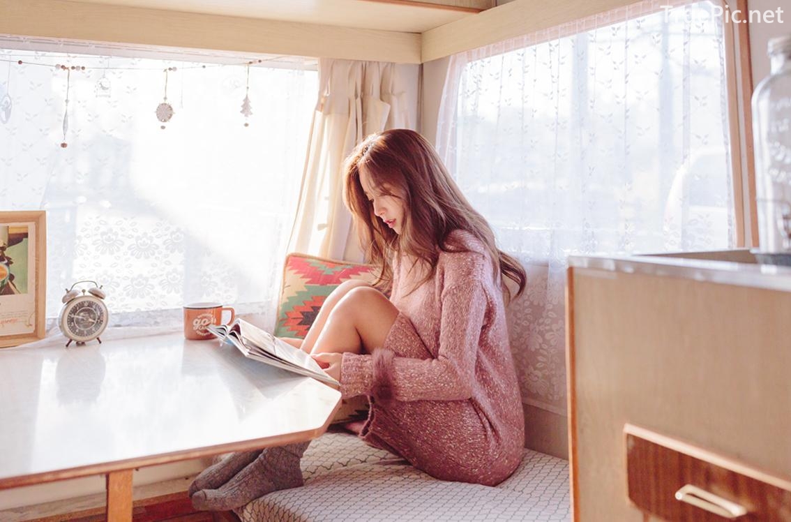 Korean Fashion Model - Kim Jung Yeon - Winter Sweater Collection - TruePic.net - Picture 34