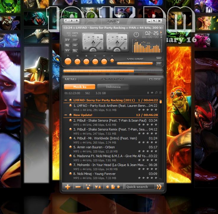 "AIMP3" Player Musik Simpel nan Ringan SomeLucky