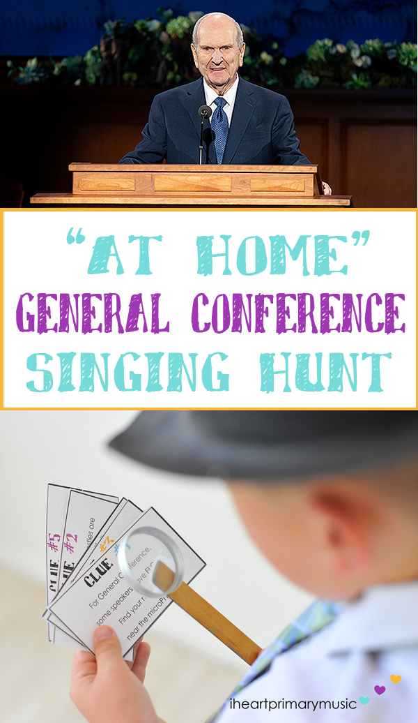 At Home General Conference Singing Time i heart primary music