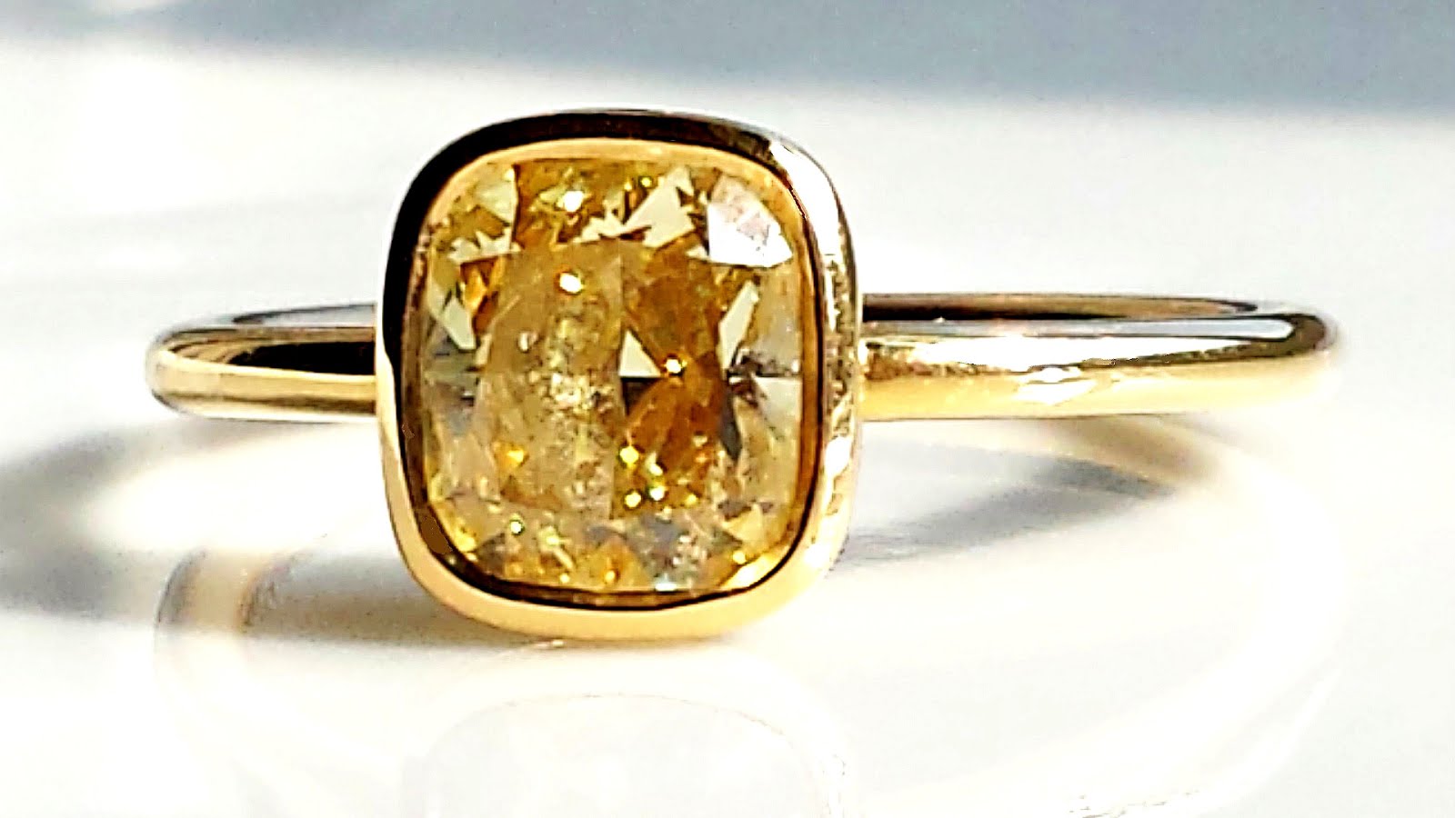 Yellow Gemstone Engagement Rings Yellow Choices