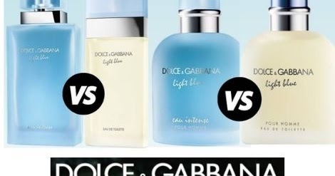 difference between dolce and gabbana light blue and intense