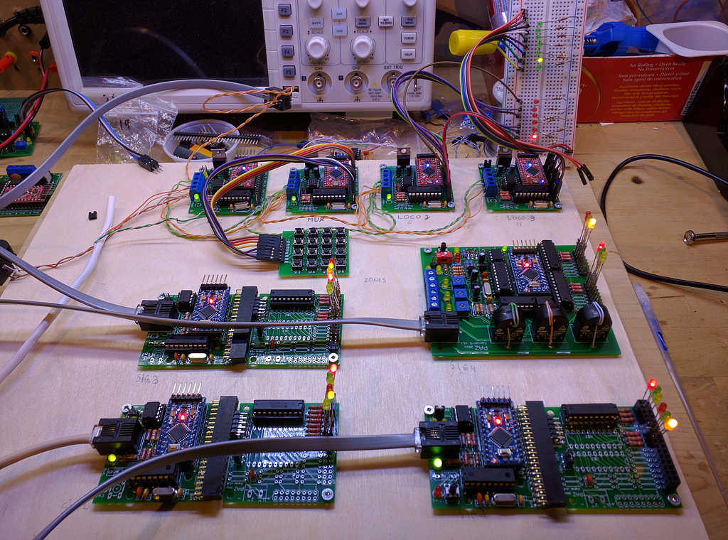 Deux réseaux modulaires en N La première simulation
