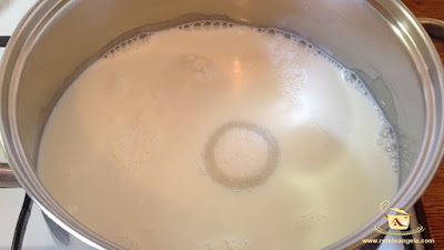 Lapte condensat de casa - etapa 2