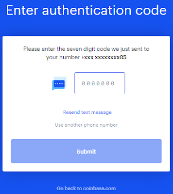 Coinbase Enter Code Here A code will be sent to your number, enter code in this step on coinbase