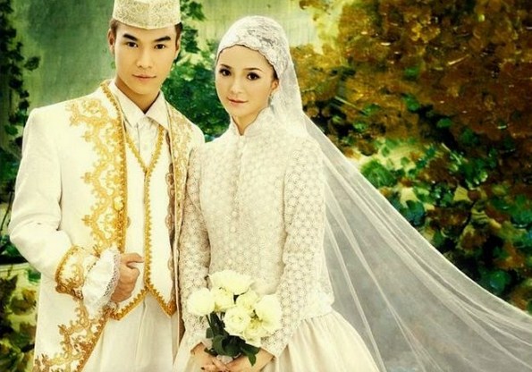 pakaian pengantin modern