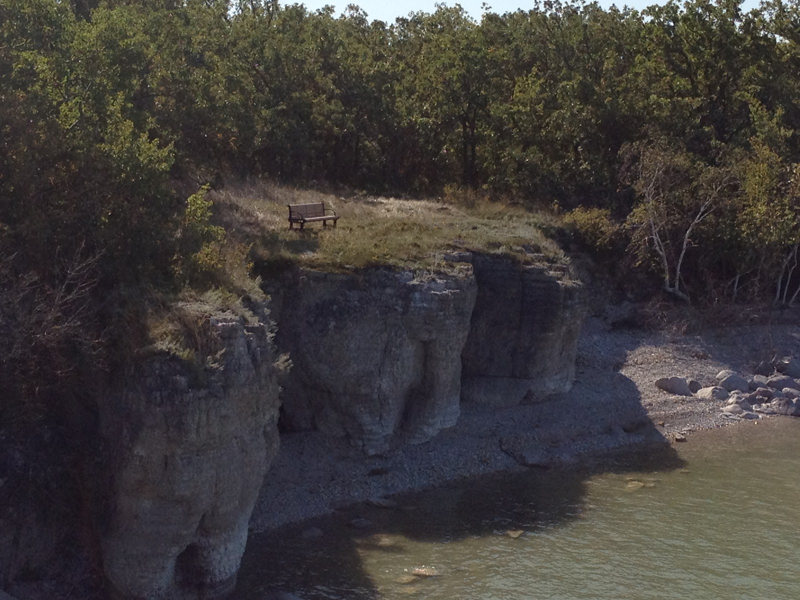 Adventures of Cougar: Limestone Cliffs of Steep Rock, MB Canada
