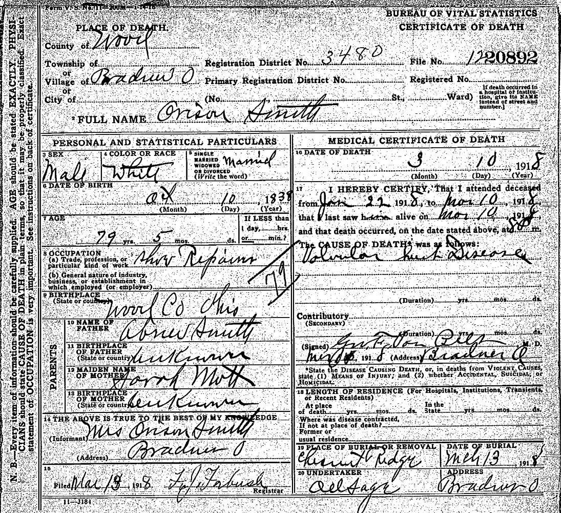 Flipside The Family of Orison Smith and Drusilla Knapp Smith of