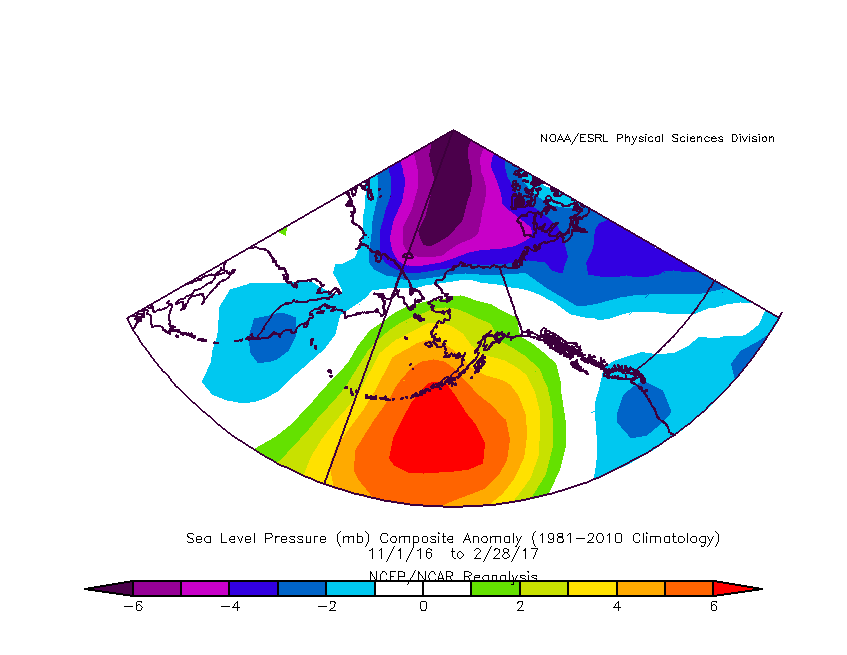 Deep Cold Alaska Weather & Climate March 2017