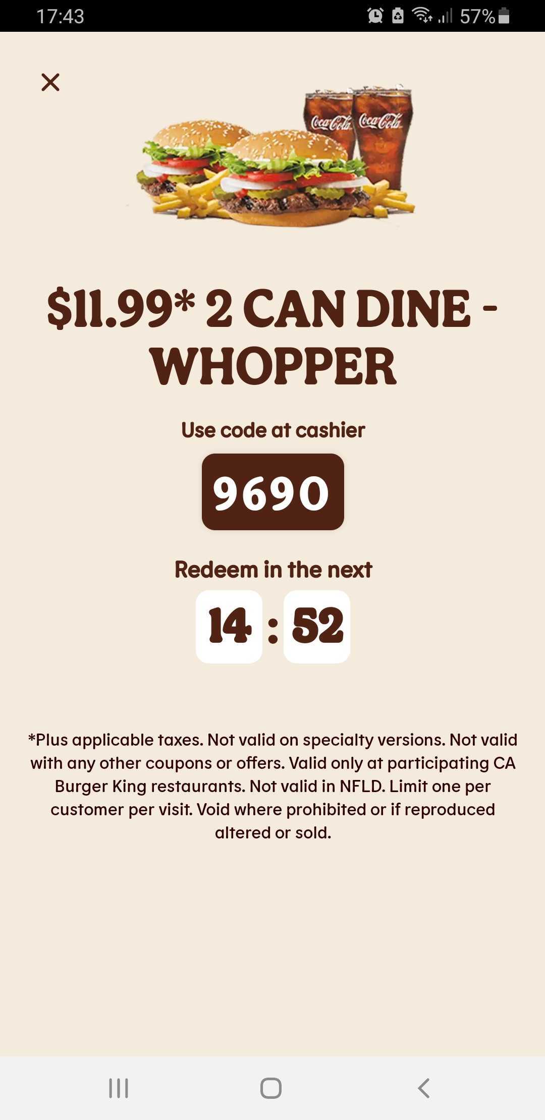Burger King Canada Coupons in October 2023 Canadian Coupons