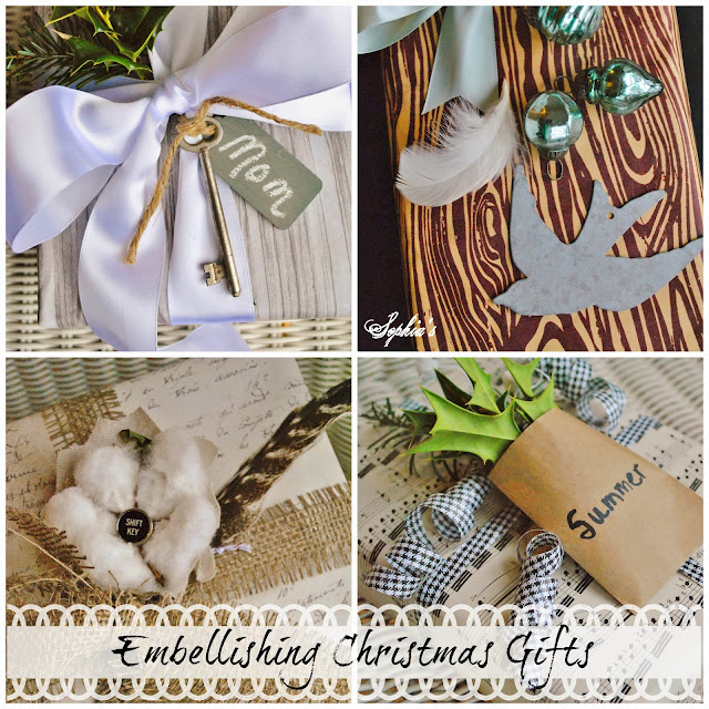 The Scoop On Creating a Handmade Christmas - Embellishing Christmas Gifts