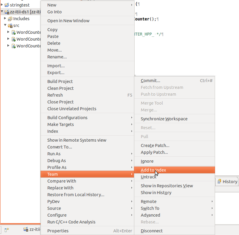 Le Journal de Code de A. Abou Initialiser un projet Git avec Eclipse