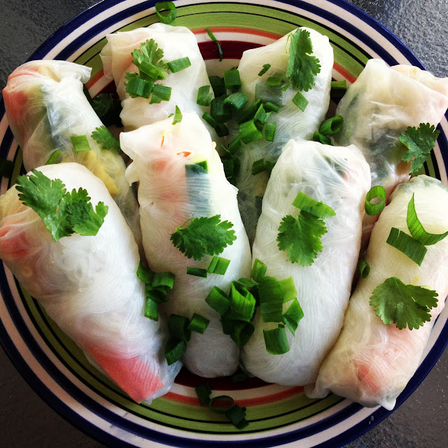 SOULFUL HEALTHY LIVING VIETNAMESE RICE PAPER ROLLS