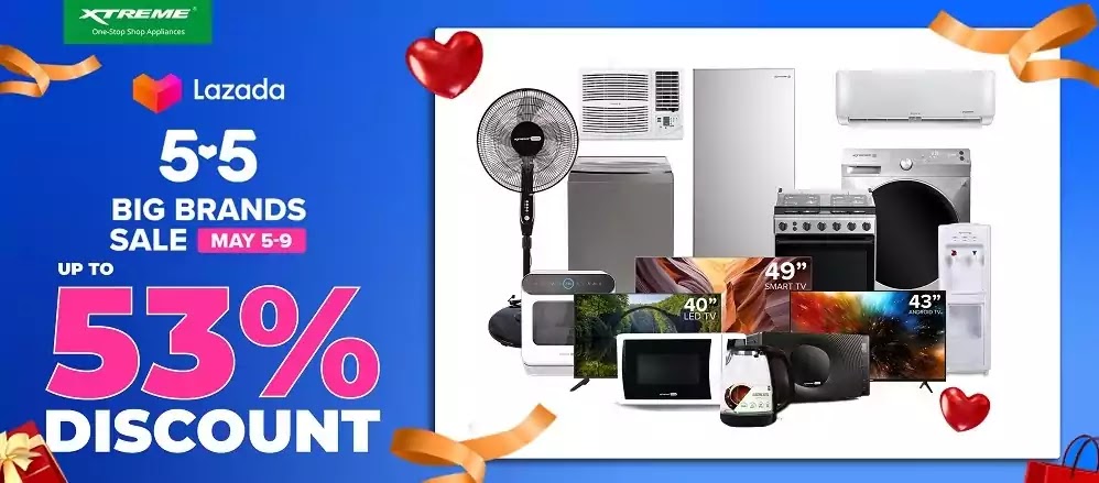 XTREME - Lazada 5.5 Big Brands Sale XTREME - Lazada 5.5 Big Brands Sale