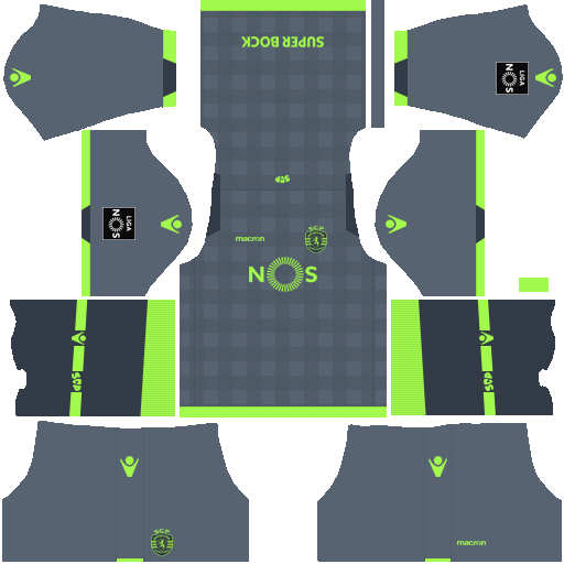 Kits Sporting Lisboa Liga NOS 2018/2019 FTS 15/DLS