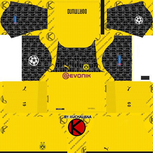 Borussia Dortmund 2019 2020 Kit Dream League Soccer Kits Kuchalana