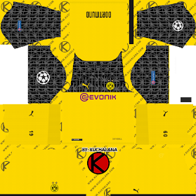 Borussia Dortmund 2019/2020 Kit - Dream League Soccer Kits