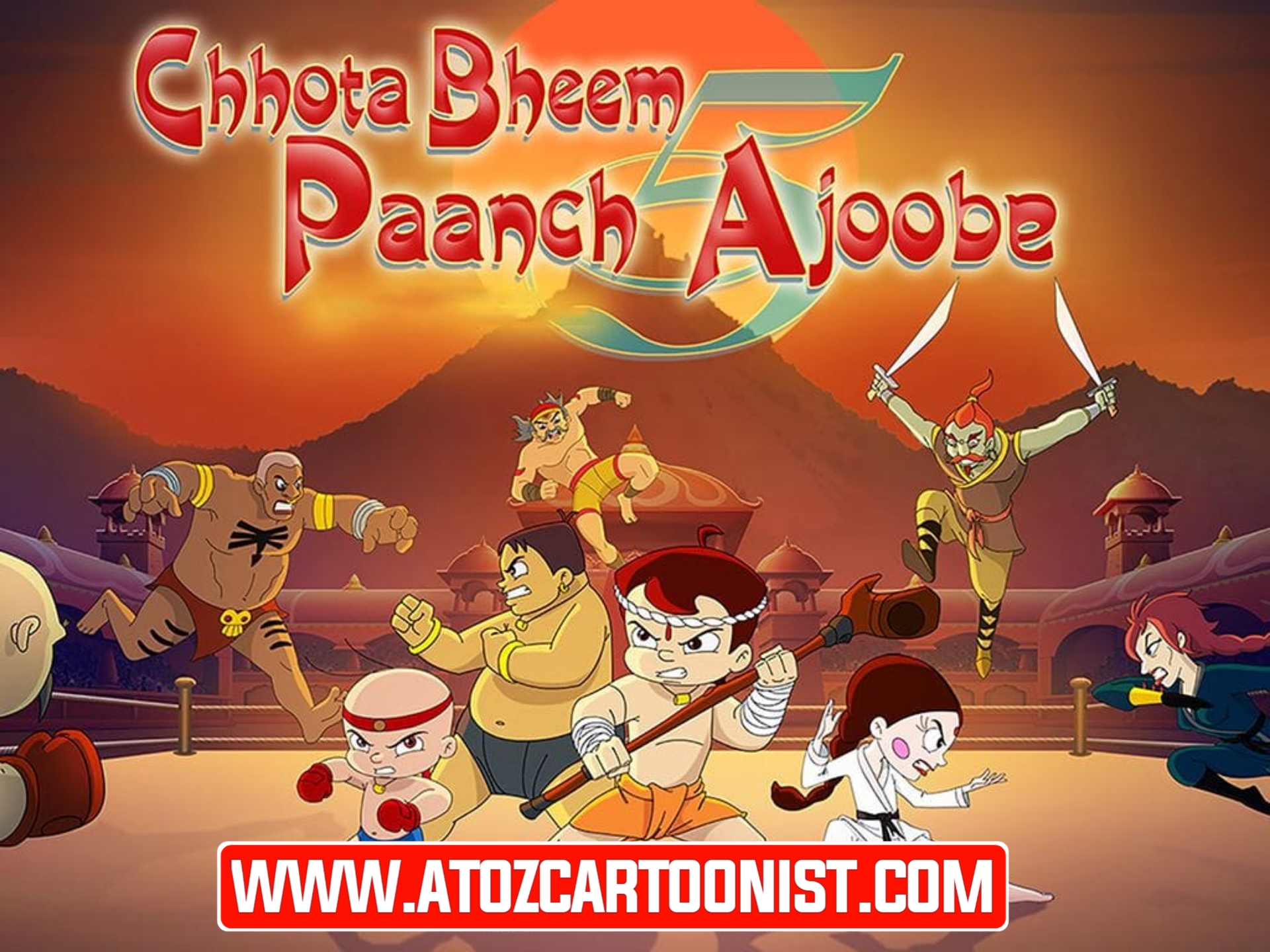 CHHOTA BHEEM : PAANCH AJOOBE FULL MOVIE IN HINDI & TAMIL DOWNLOAD (480P, 720P & 1080P)