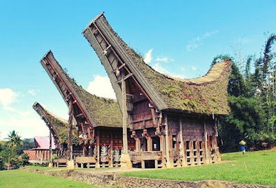 Rumah Adat Tongkonan Toraja, Sulawesi Selatan