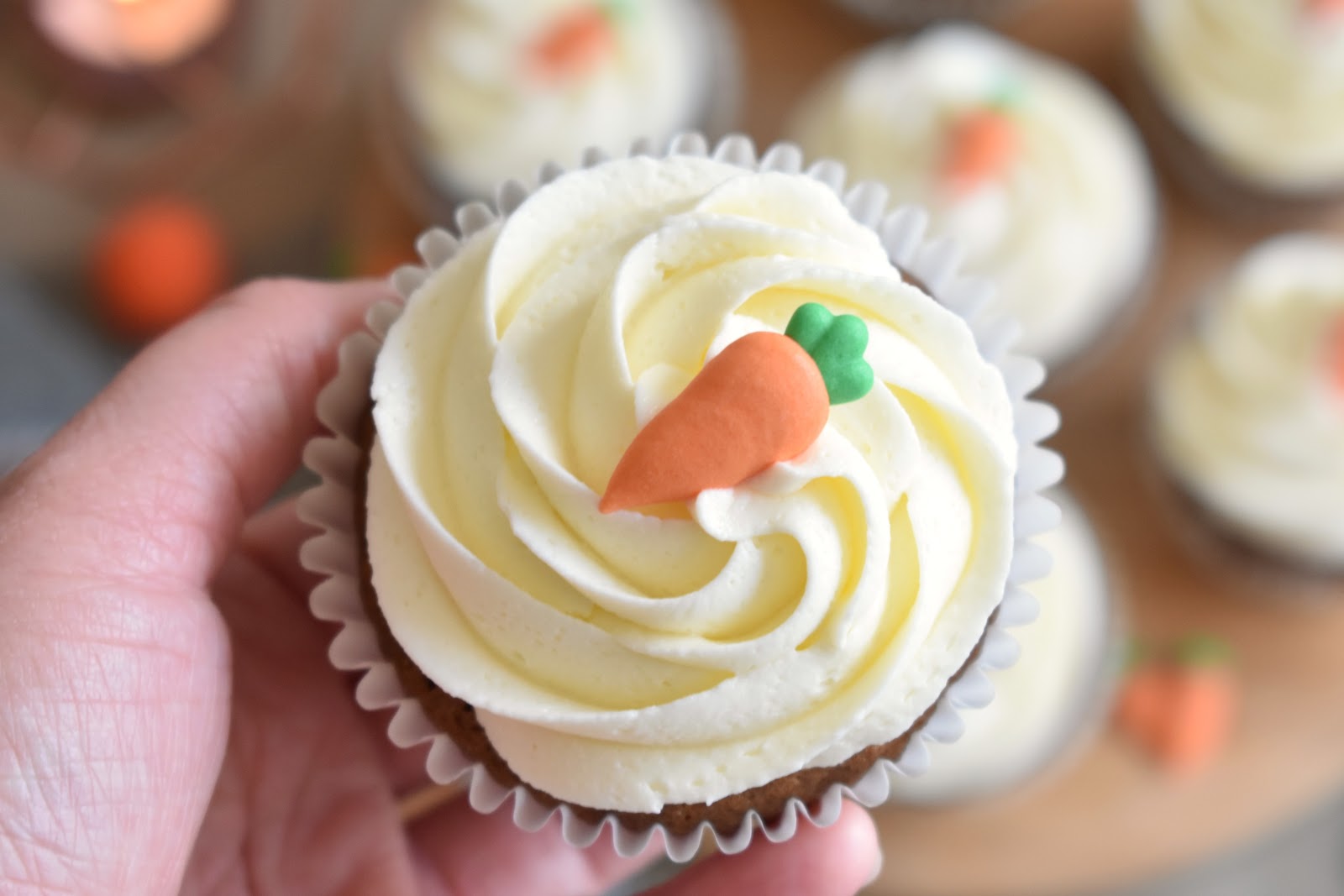 Basic Bakes NutFree Carrot Cake Cupcakes