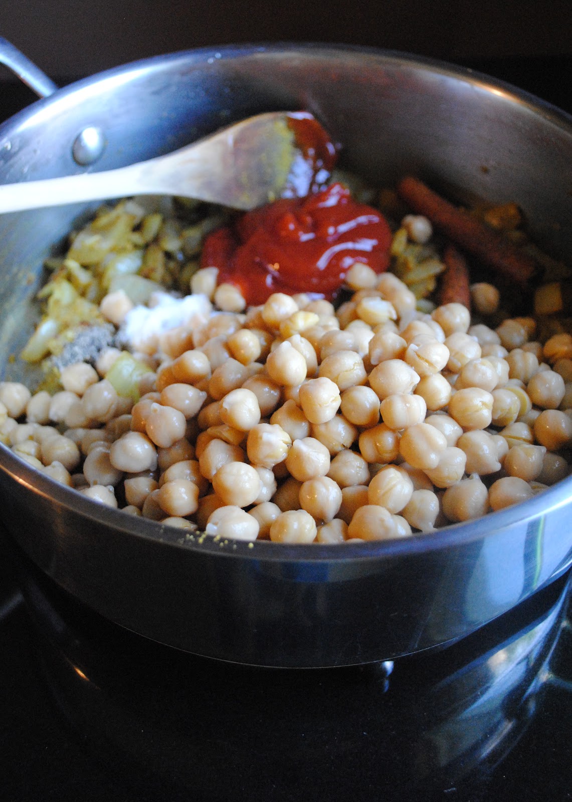 i thought of it second. quick chickpea curry.