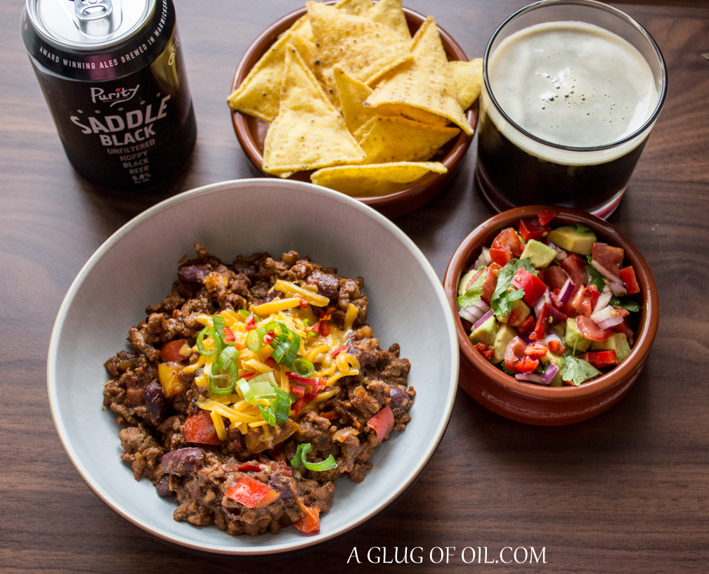 Beef Chilli with Dark Beer and Chocolate A Glug of Oil