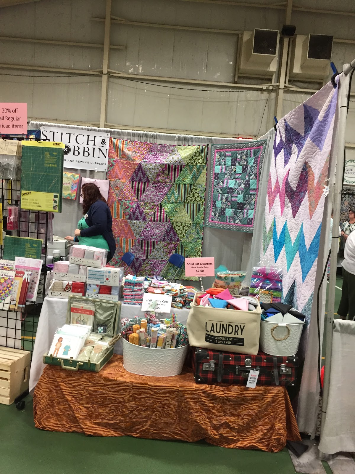 Sweet P Quilting and Creations Victoria Guild's Quilt Show...the Vendors!