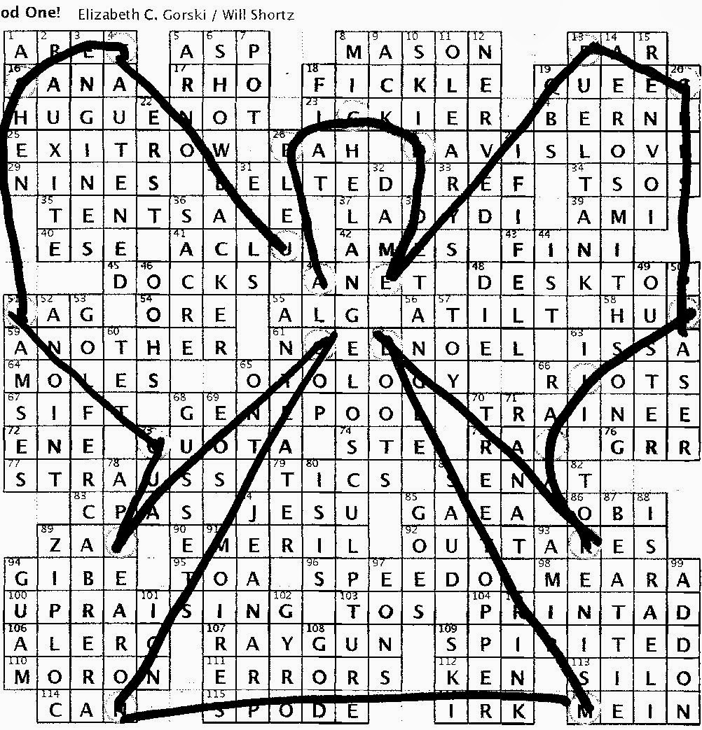 Rex Parker Does the NYT Crossword Puzzle: SUNDAY, May 25, 2008 - Elizabeth  C. Gorski (ROMANZERO POET)