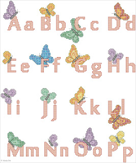 Picture Key words: alphabet, ABC, Butterfly, cross-stitch, back stitch, cross-stitch scheme, free pattern, x-stitch, stitch, free, вышивка крестиком, бесплатная схема, хрестик, punto croce, schemi punto croce gratis, DMC, blocks, symbols