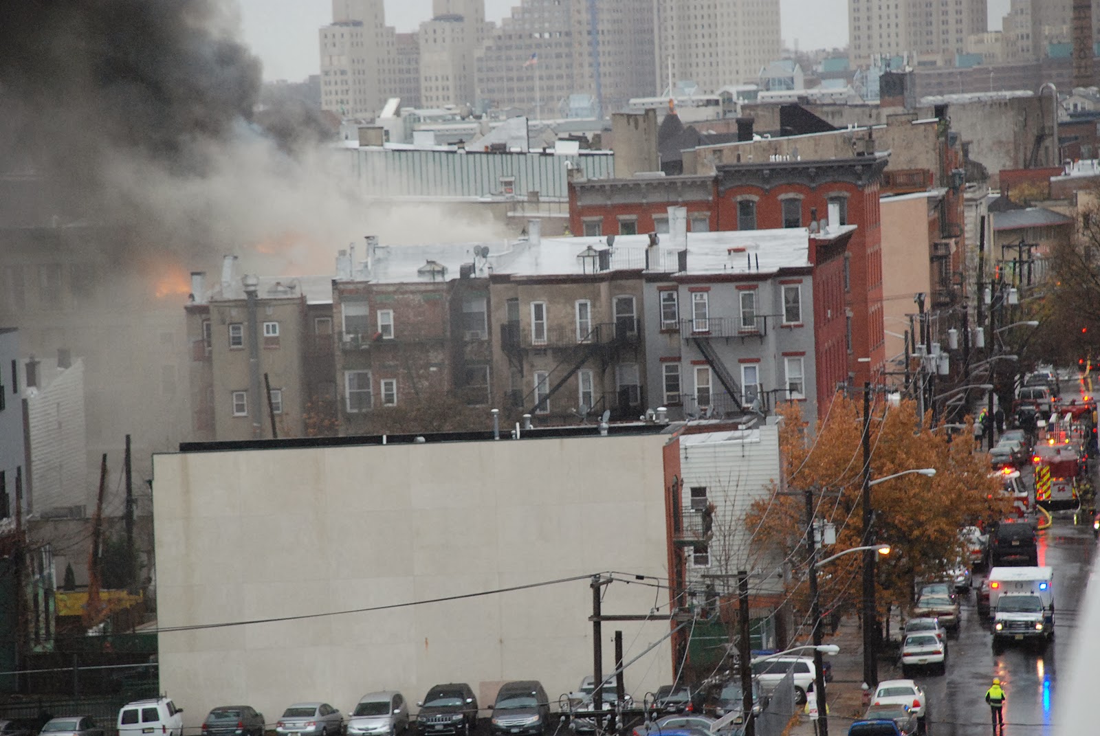 Jersey City Desk Breaking News Major fire in downtown Jersey City