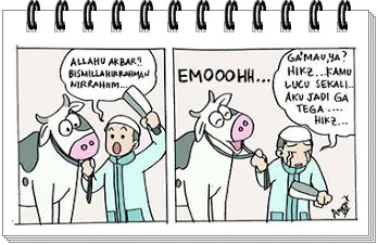 gambar 2 lebaran idul adha lucu meme domba