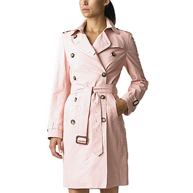 how do i love thee: pink trench coat lust