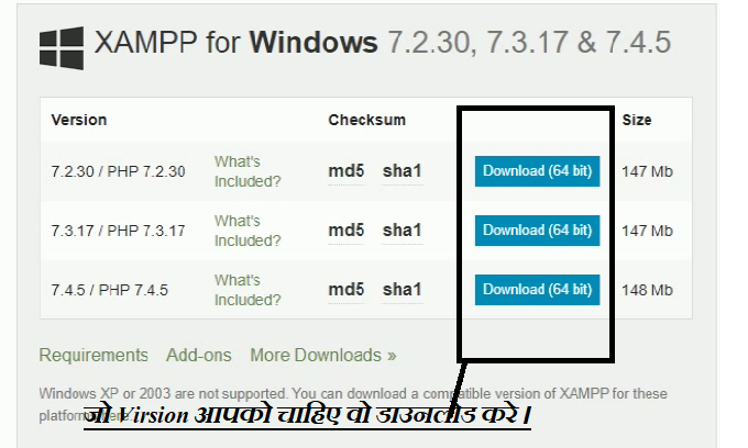 xampp download for windows xp sp3 xampp download for windows xp sp3