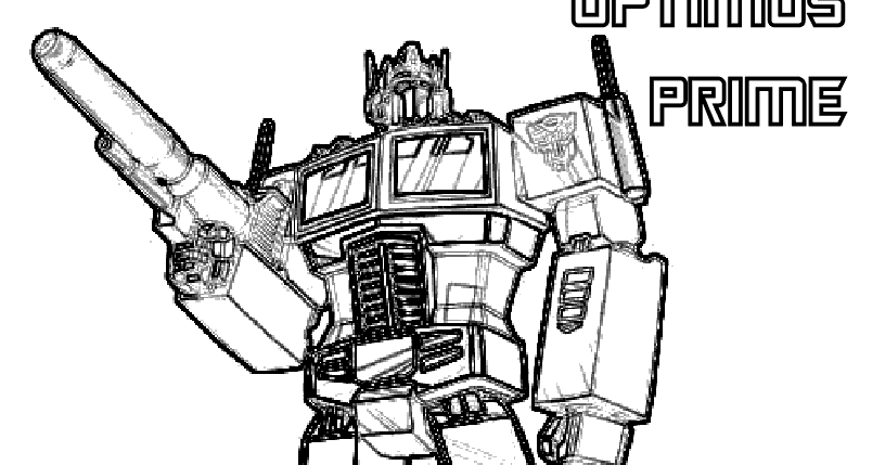 transformer coloring pages